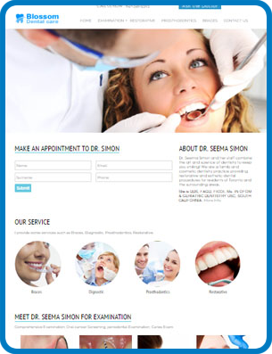 Dentistry web design